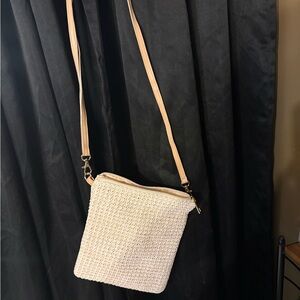 Elegant Cream Crossbody Bag